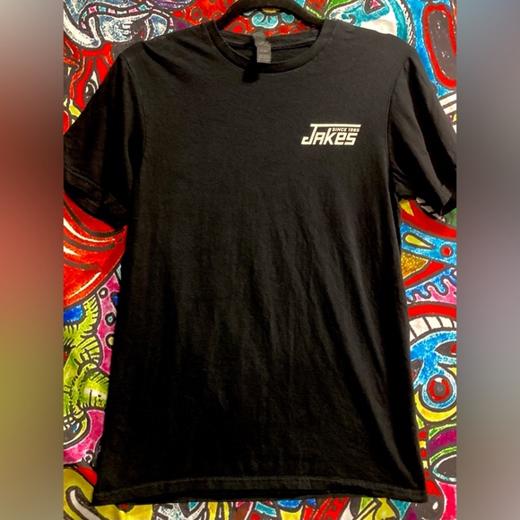 Jakes Burgers and Beer Since 1985 Graphic T-shirt Size S - Picture 3 of 6